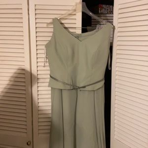 Mint green, 2 piece Bridesmaid Dress